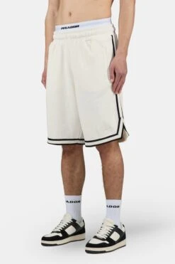 Barkan Waffle Basketball Shorts Washed Unbleached