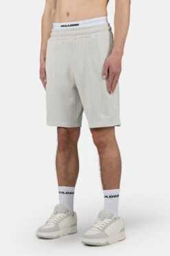 Signar Heavy Rib Shorts Washed Pure Grey Unbleached -Creps Lockers PGDR 5086 582 352 Signar Heavy Rib Shorts Washed Pure Grey Unbleached 1602