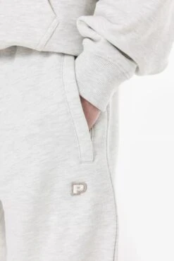 Leono Loose Sweat Pants Off White Melange -Creps Lockers PGDR 3910 556 OFF WHITE MELANGE 4152