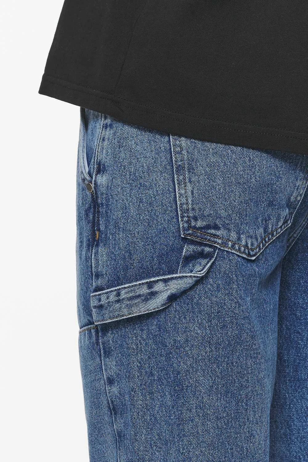 Cassido Carpenter Jeans Washed Blue 6 Cassido Carpenter Jeans Washed Blue - Image 6