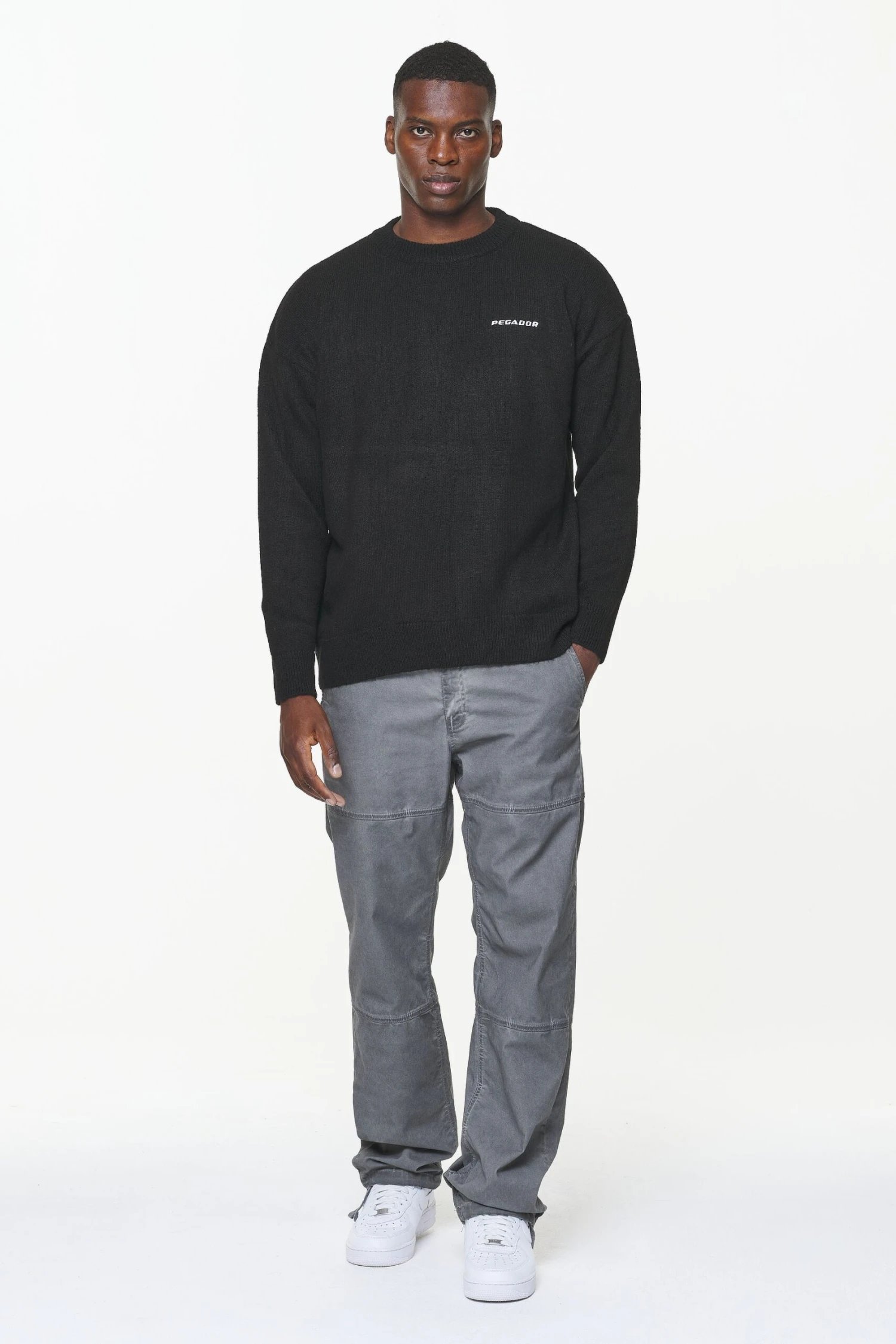 Wollam Worker Pants in Faded Dark Grey 2 Wollam Worker Pants in Faded Dark Grey - Image 2