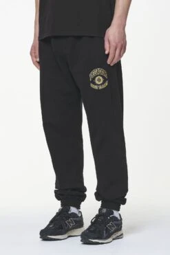 Smith Heavy Sweat Pants Vintage Washed Onyx Black -Creps Lockers PGDR BUILD TO LAST PANTS MENS0373