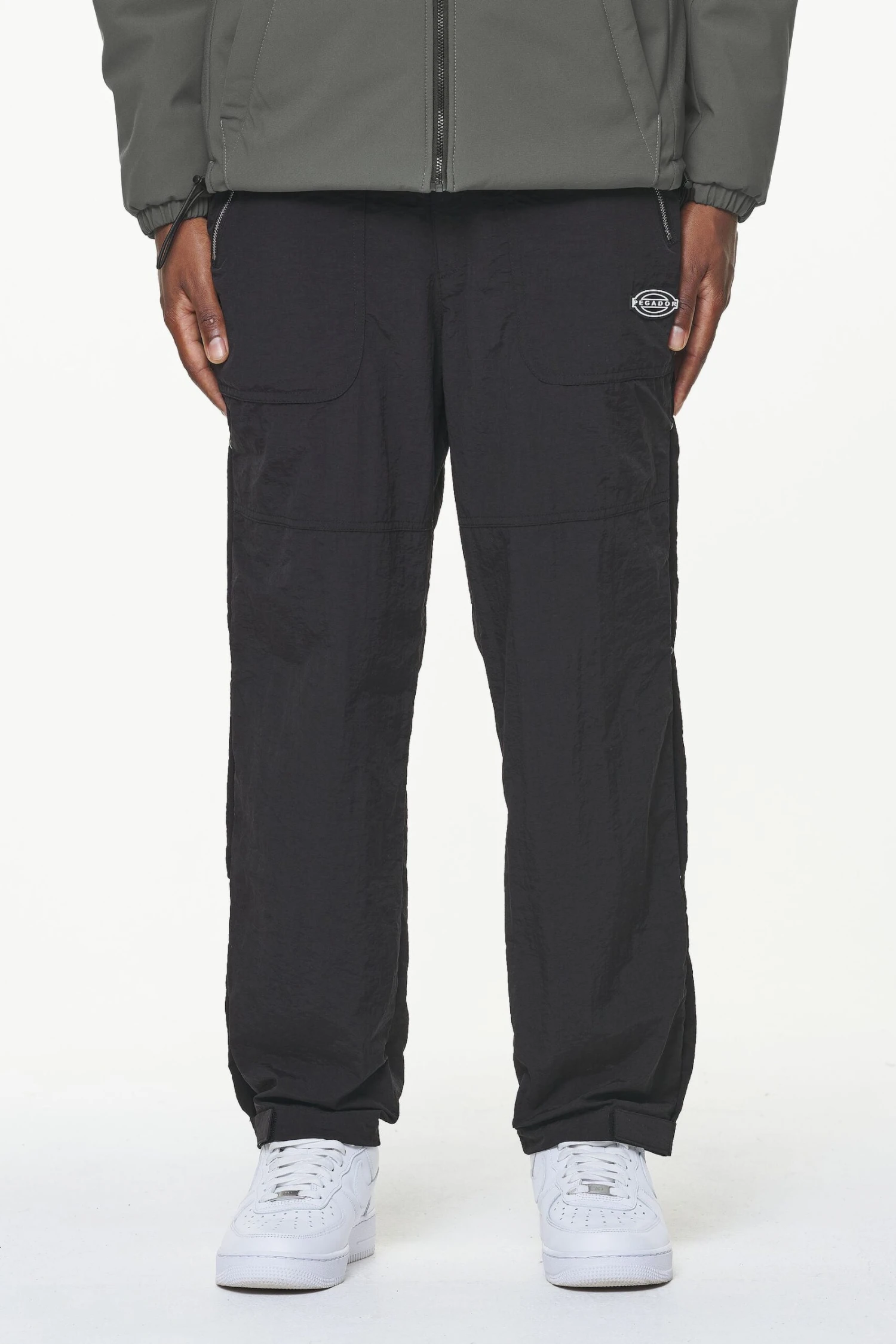 Cassidy Wide Tech Pants Onyx Black 1 Cassidy Wide Tech Pants Onyx Black