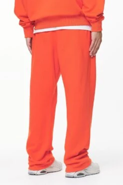 Logo Wide Sweat Pants Washed Signal Red Gum 8 Logo Wide Sweat Pants Washed Signal Red Gum -Creps Lockers PGDR DO NOT DISTURB E COMMERCE PANTS MENS3446