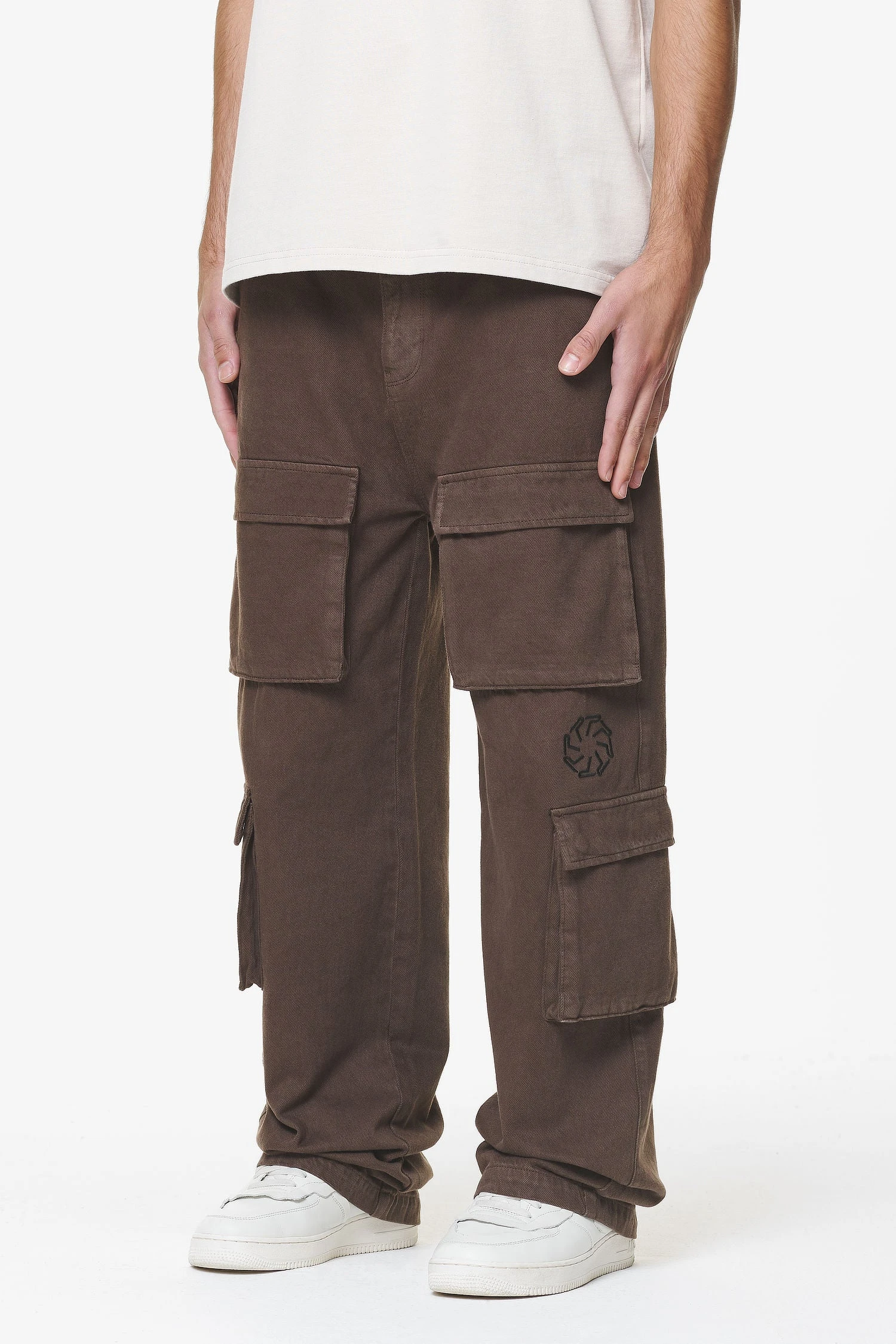 Bantam Wide Cargo Pants - Oak Brown 4 Bantam Wide Cargo Pants - Oak Brown - Image 4
