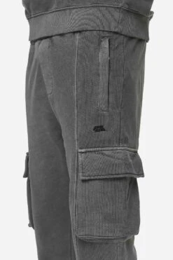 Harvey Terry Cargo Sweat Pants Vintage Grey -Creps Lockers PGDR NEVER TOO LATE ECOMMERCE MALE DAY 279