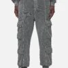 Harvey Terry Cargo Sweat Pants Vintage Grey