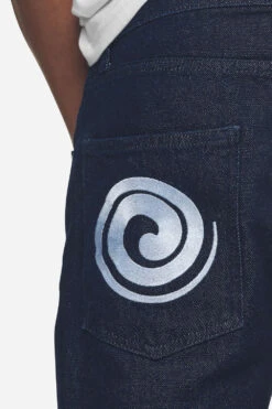 Raston Baggy Jeans Dark Blue -Creps Lockers PGDR Next Wave E COMMERCE MENS DAY 146931