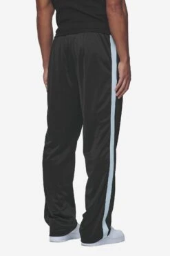 Zeno Track Pants Black Baby Blue -Creps Lockers PGDR Next Wave E COMMERCE MENS PANTS DAY 24910