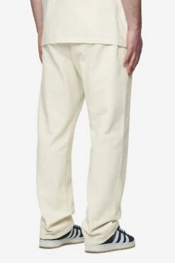 Aleso Logo Wide Sweat Pants - Washed Salty Cream & Black Gum 8 Aleso Logo Wide Sweat Pants - Washed Salty Cream & Black Gum -Creps Lockers PGDR Next Wave E COMMERCE MENS PANTS DAY 25030