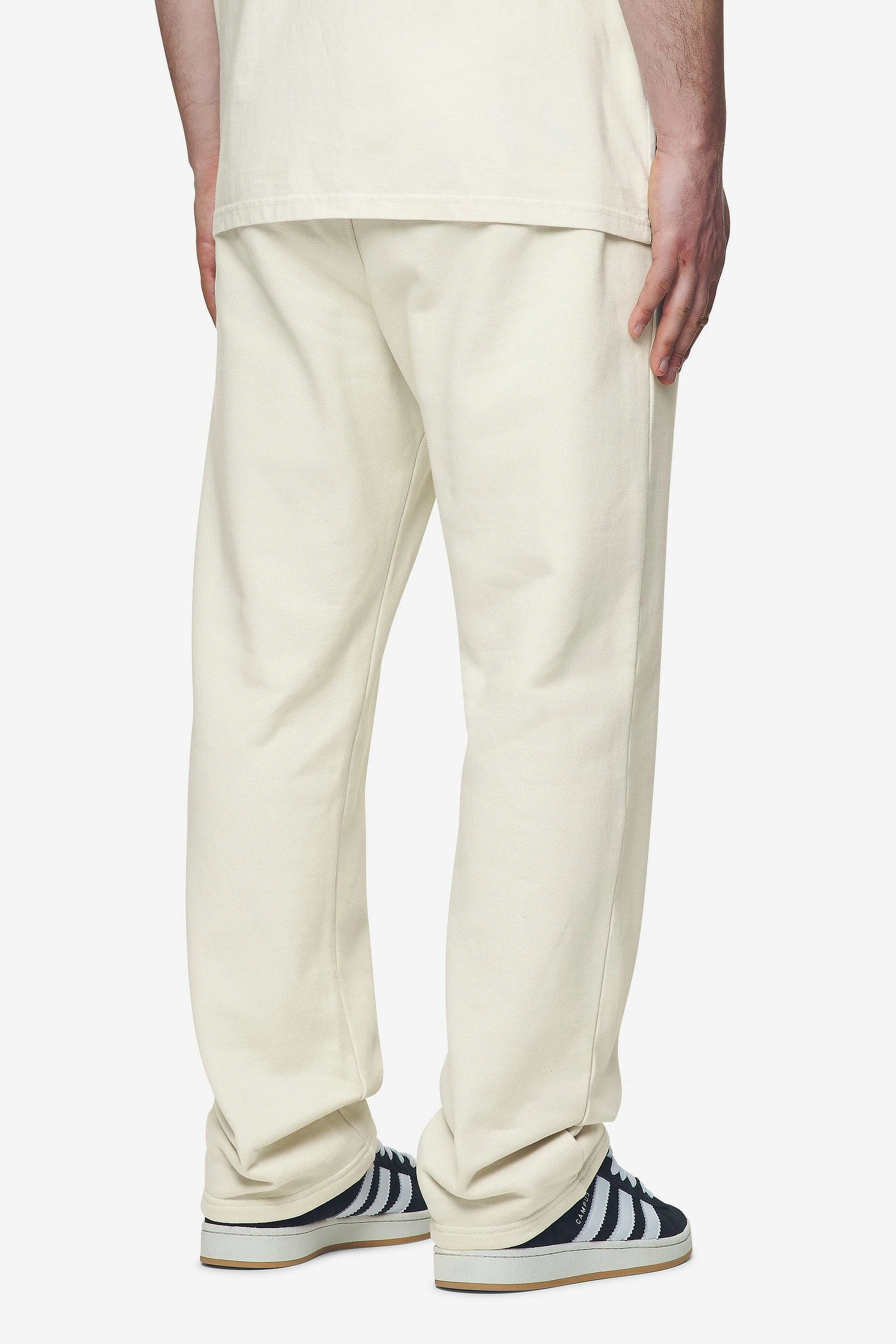 Aleso Logo Wide Sweat Pants - Washed Salty Cream & Black Gum 4 Aleso Logo Wide Sweat Pants - Washed Salty Cream & Black Gum - Image 4