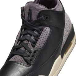 A Ma Maniére X Air Jordan 3 Retro Black Violet Ore (W) -Creps Lockers a ma mani re x air jordan 3 retro black violet ore w fz4811 001 tongue