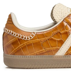 Adidas Samba Wales Bonner Brown Croc -Creps Lockers adidas samba wales bonner brown croc jh9826 heel detail