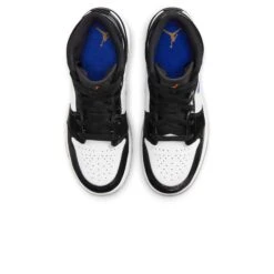 Air Jordan 1 Mid Black Racer Blue (GS) 7 Air Jordan 1 Mid Black Racer Blue (GS) -Creps Lockers air jordan 1 mid black racer blue gs 554725 084 top