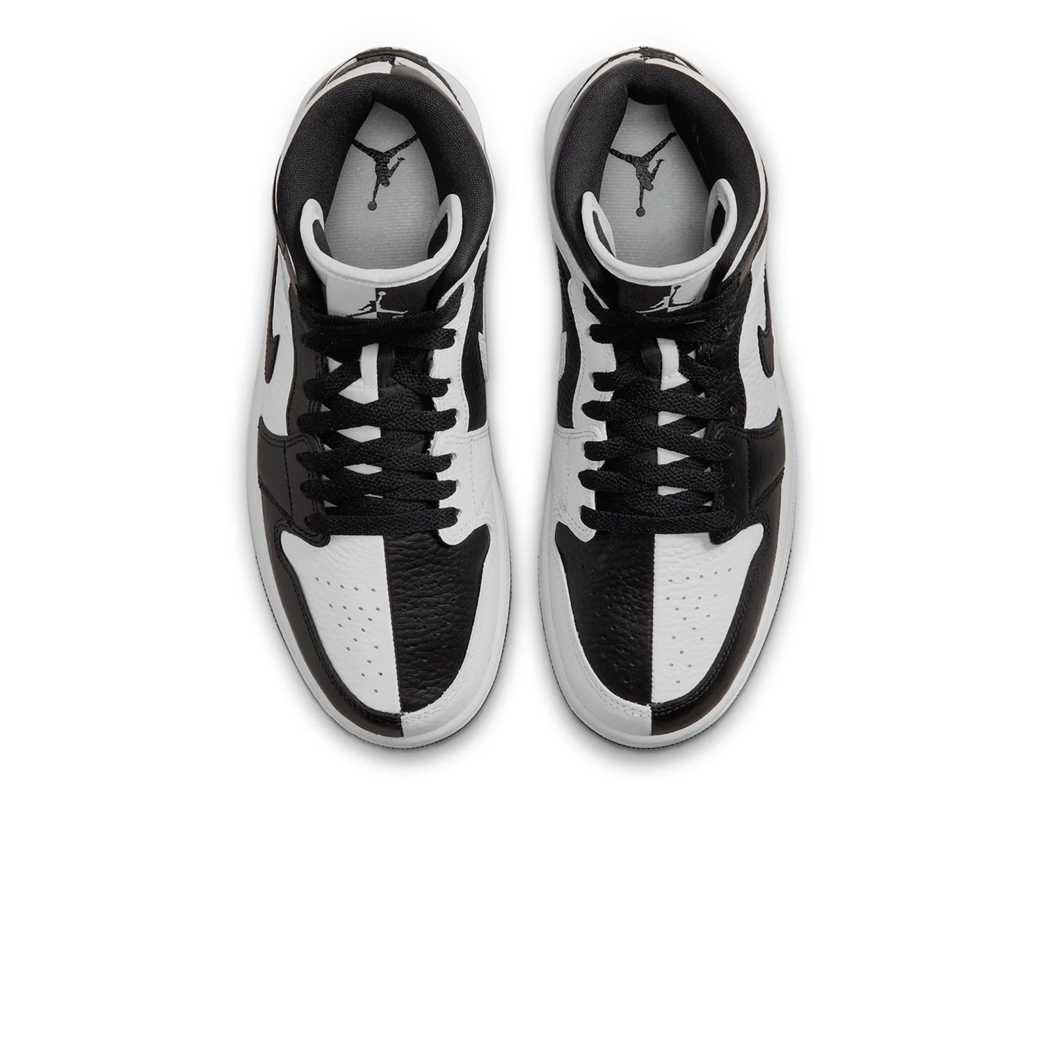 Air Jordan 1 Mid Split Black White (W) 3 Air Jordan 1 Mid Split Black White (W) - Image 3