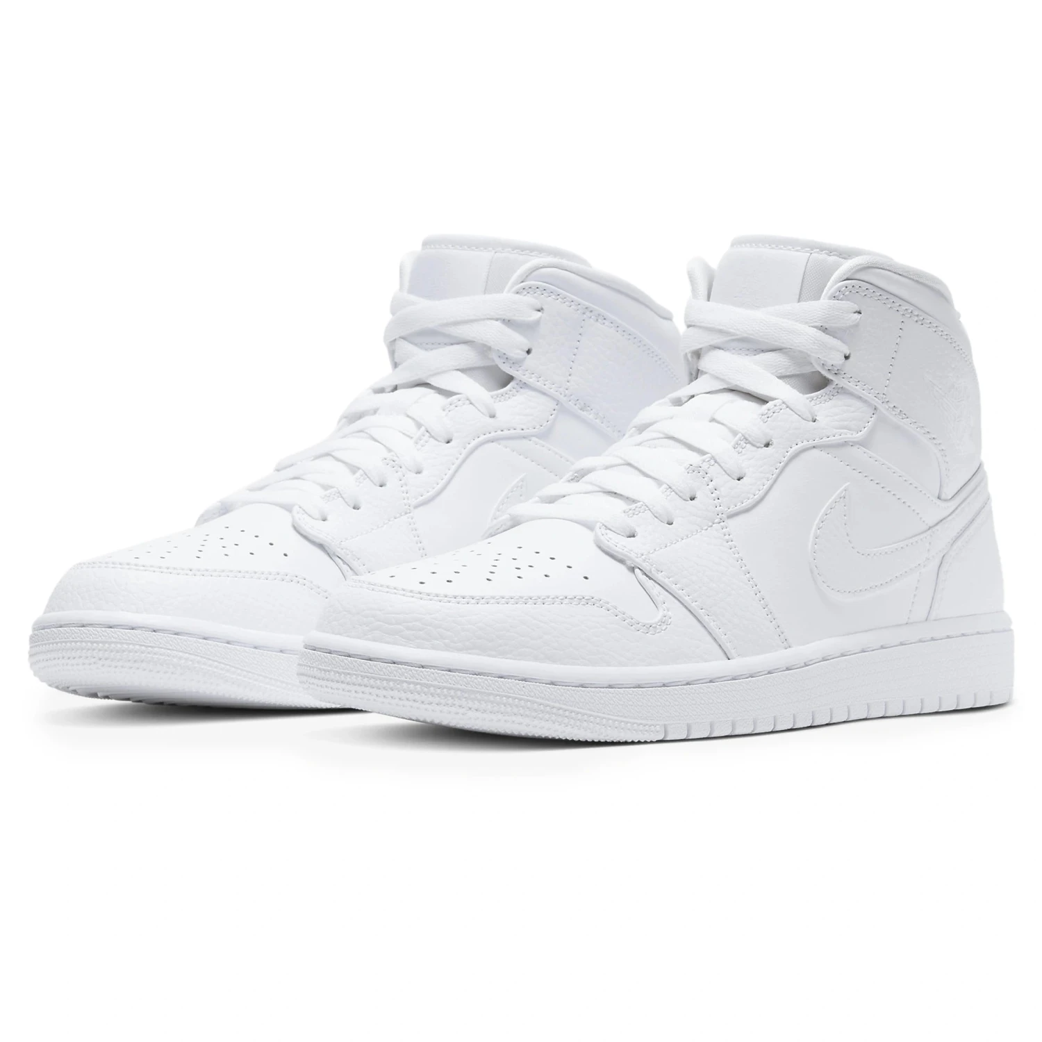 Air Jordan 1 Mid Triple White 2 Air Jordan 1 Mid Triple White - Image 2