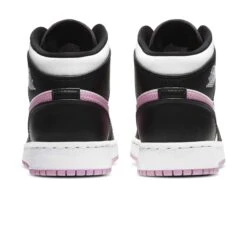 Air Jordan 1 Mid White Arctic Pink (GS) -Creps Lockers air jordan 1 mid white arctic pink gs 555112 103 heel