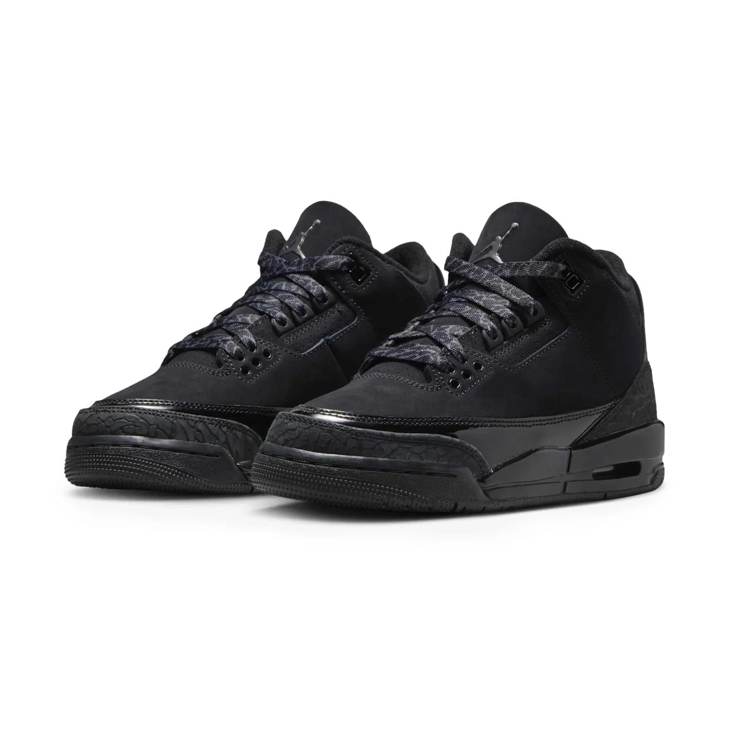 Air Jordan 3 Retro Black Cat (2025) (GS) 2 Air Jordan 3 Retro Black Cat (2025) (GS) - Image 2