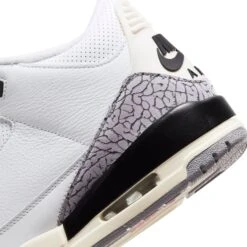 Air Jordan 3 Retro White Cement Reimagined -Creps Lockers air jordan 3 retro white cement reimagined dn3707 100 jumpman logo