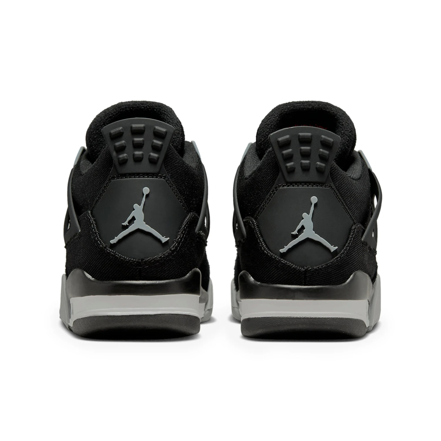 Air Jordan 4 Retro Black Canvas (GS) 4 Air Jordan 4 Retro Black Canvas (GS) - Image 4