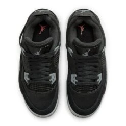 Air Jordan 4 Retro Black Canvas (GS) 9 Air Jordan 4 Retro Black Canvas (GS) -Creps Lockers air jordan 4 retro black canvas gs dv0553 006 top down