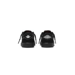 Air Jordan X Travis Scott 1 Low OG SP Black Phantom (PS) -Creps Lockers air jordan x travis scott 1 low og sp black phantom ps do5442 001 heel