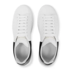 Alexander Mcqueen Raised Sole White Black Sneaker 6 Alexander Mcqueen Raised Sole White Black Sneaker -Creps Lockers alexander mcqueen raised sole white black sneaker 553680whgp59061 top