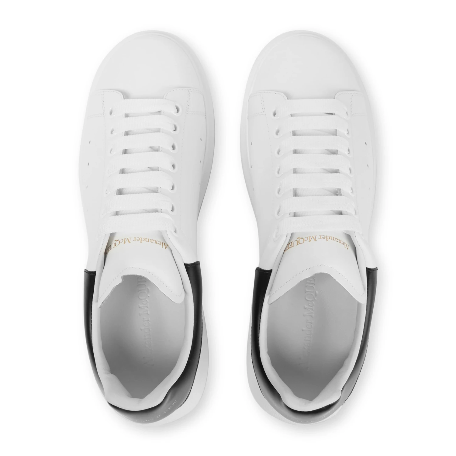 Alexander Mcqueen Raised Sole White Black Sneaker 3 Alexander Mcqueen Raised Sole White Black Sneaker - Image 3