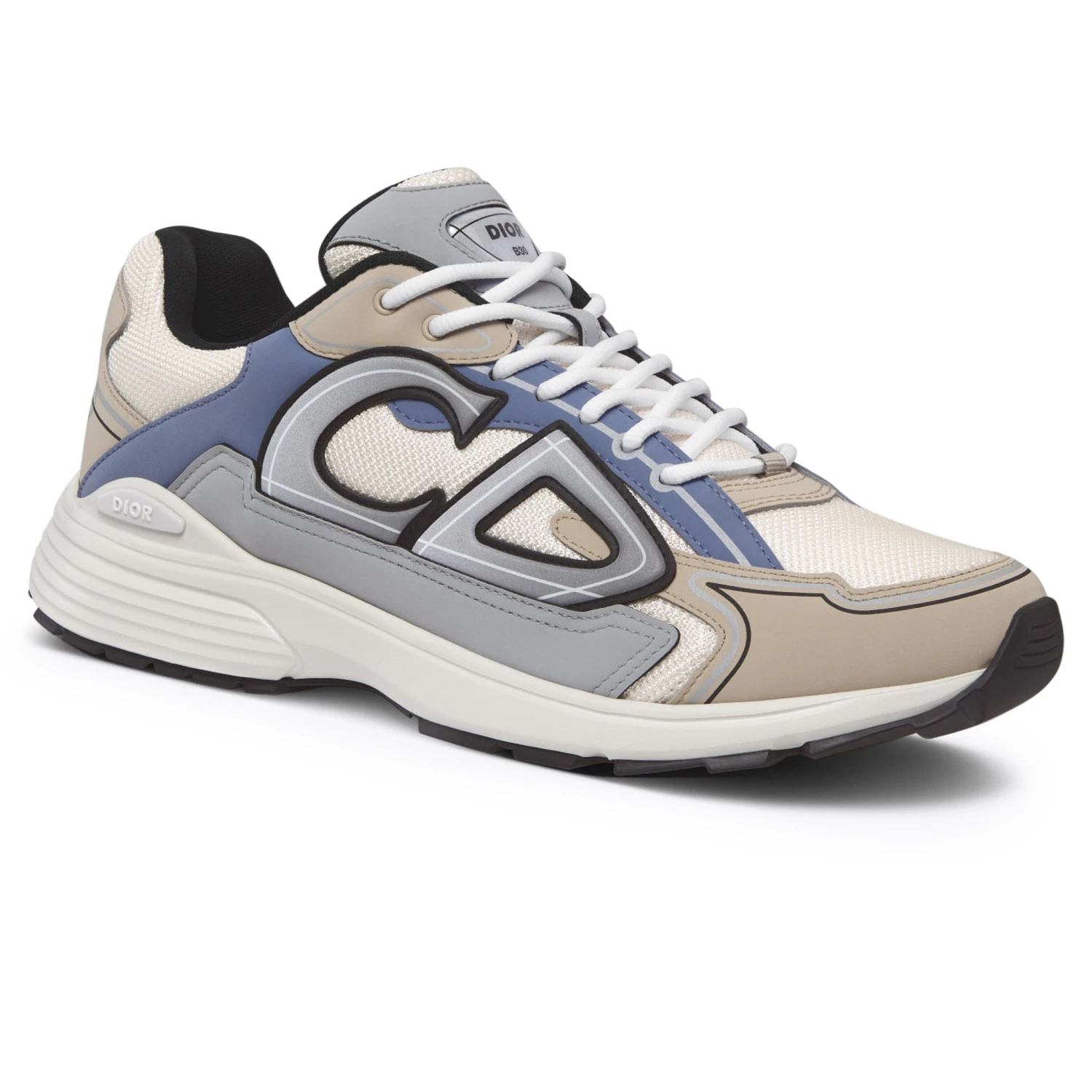 Dior B30 Cream Beige Blue Grey Trainer 2 Dior B30 Cream Beige Blue Grey Trainer - Image 2
