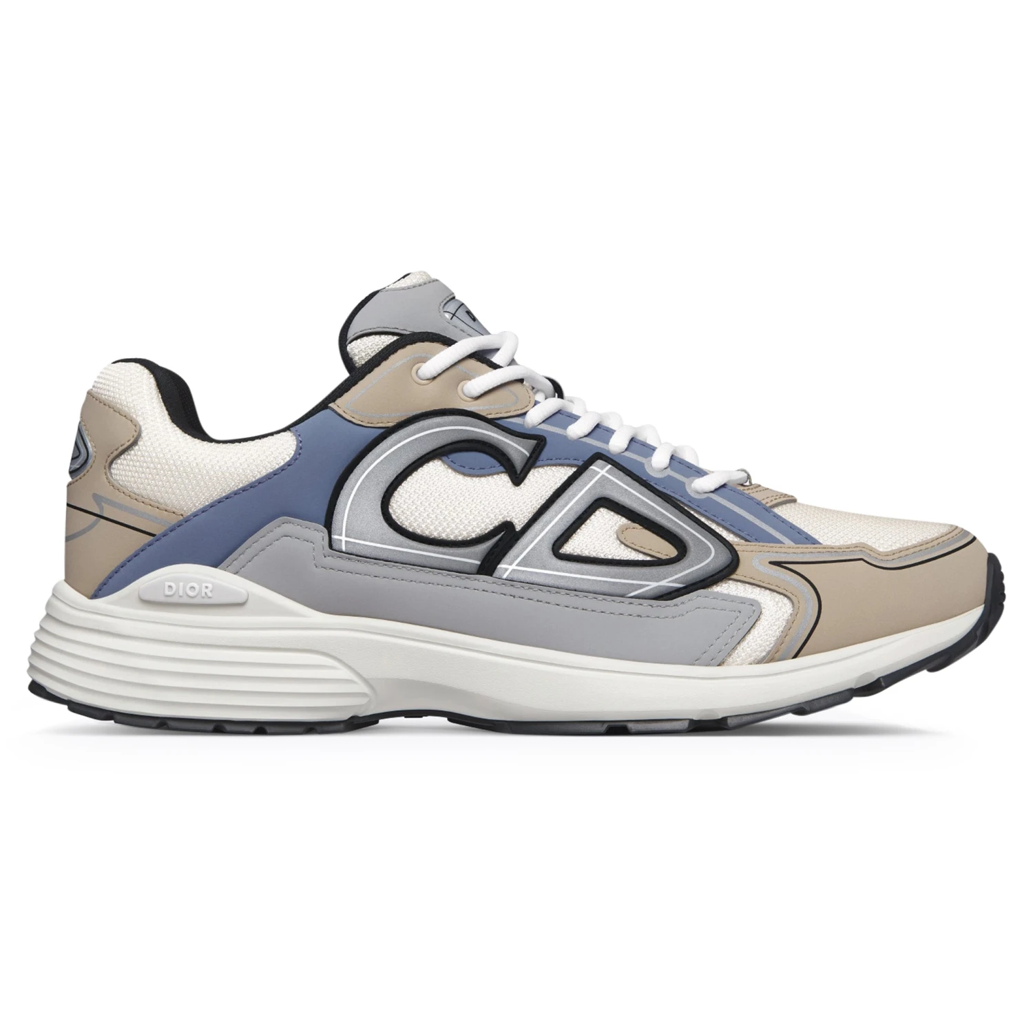 Dior B30 Cream Beige Blue Grey Trainer 1 Dior B30 Cream Beige Blue Grey Trainer
