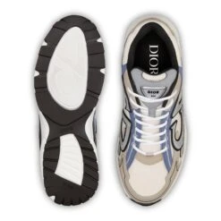 Dior B30 Cream Beige Blue Grey Trainer 10 Dior B30 Cream Beige Blue Grey Trainer -Creps Lockers dior b30 cream beige blue grey trainer 3sn279zrb h111 sole