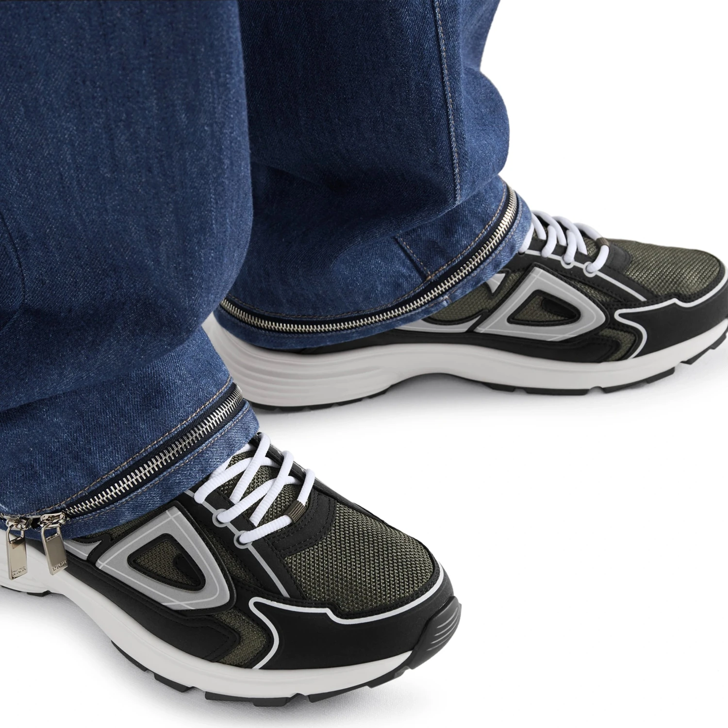 Dior B30 Mesh Deep Green Black Trainer 8 Dior B30 Mesh Deep Green Black Trainer - Image 8