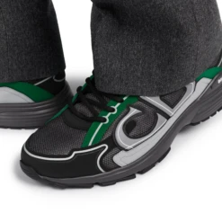 Dior B30 Mesh Deep Grey Green Black Trainer -Creps Lockers dior b30 mesh deep grey green black trainer 3sn279zrb h695 model detail