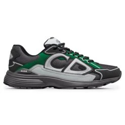 Dior B30 Mesh Deep Grey Green Black Trainer