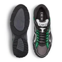 Dior B30 Mesh Deep Grey Green Black Trainer -Creps Lockers dior b30 mesh deep grey green black trainer 3sn279zrb h695 top 1