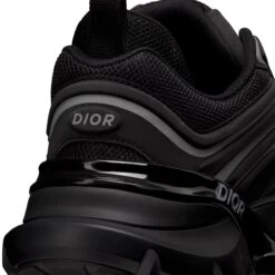 Dior B44 Mesh Black Trainer -Creps Lockers dior b44 mesh black trainer 3sn306zzy h981 back detail