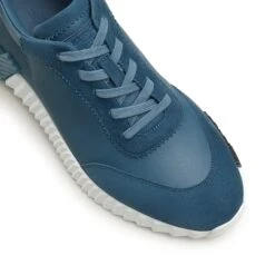Hermès Paris Bouncing Sneaker Bleu Turquin -Creps Lockers hermes paris bouncing sneaker dark blue h221898zhbt440 upper