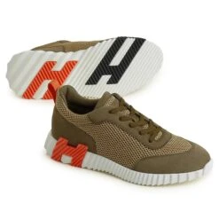 Hermès Paris Bouncing Sneaker Green -Creps Lockers hermes paris bouncing sneaker green h232856zh1r400