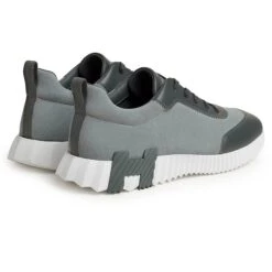 Hermès Paris Bouncing Sneaker Gris Orage -Creps Lockers hermes paris bouncing sneaker gris orage front side
