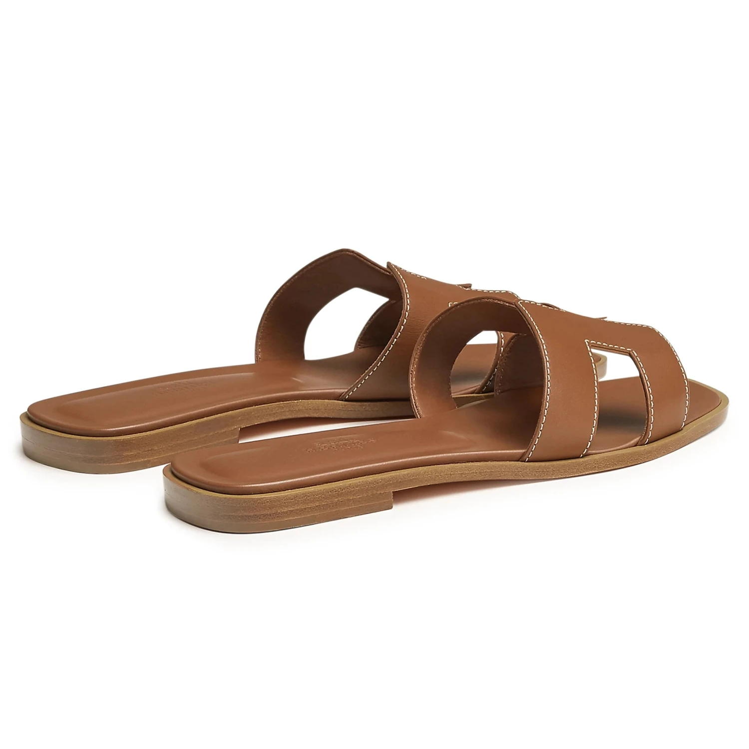 Hermès Paris Oran Gold Sandal 2 Hermès Paris Oran Gold Sandal - Image 2