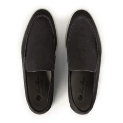 Loro Piana Summer Walk Suede Caviar Loafers -Creps Lockers loro piana summer walk suede caviar loafers fae8124 mb97 top