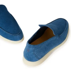Loro Piana Summer Walk Suede Cobalt Ink Loafers 12 Loro Piana Summer Walk Suede Cobalt Ink Loafers -Creps Lockers loro piana summer walk suede cobalt ink loafers fae8124 detail 2