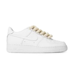 Nike Air Force 1 Low Rope Lace White Cream (GS)