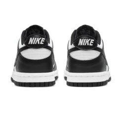 Nike Dunk Low Retro Black White Panda 2021 (GS) -Creps Lockers nike dunk low retro black 2021 gs cw1590 100 heel