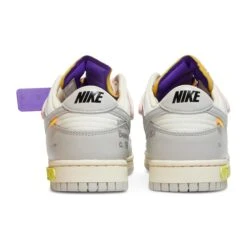 Nike X Off White Dunk Low Lot 24 -Creps Lockers nike x off white dunk low lot 24 dm1602 119 back