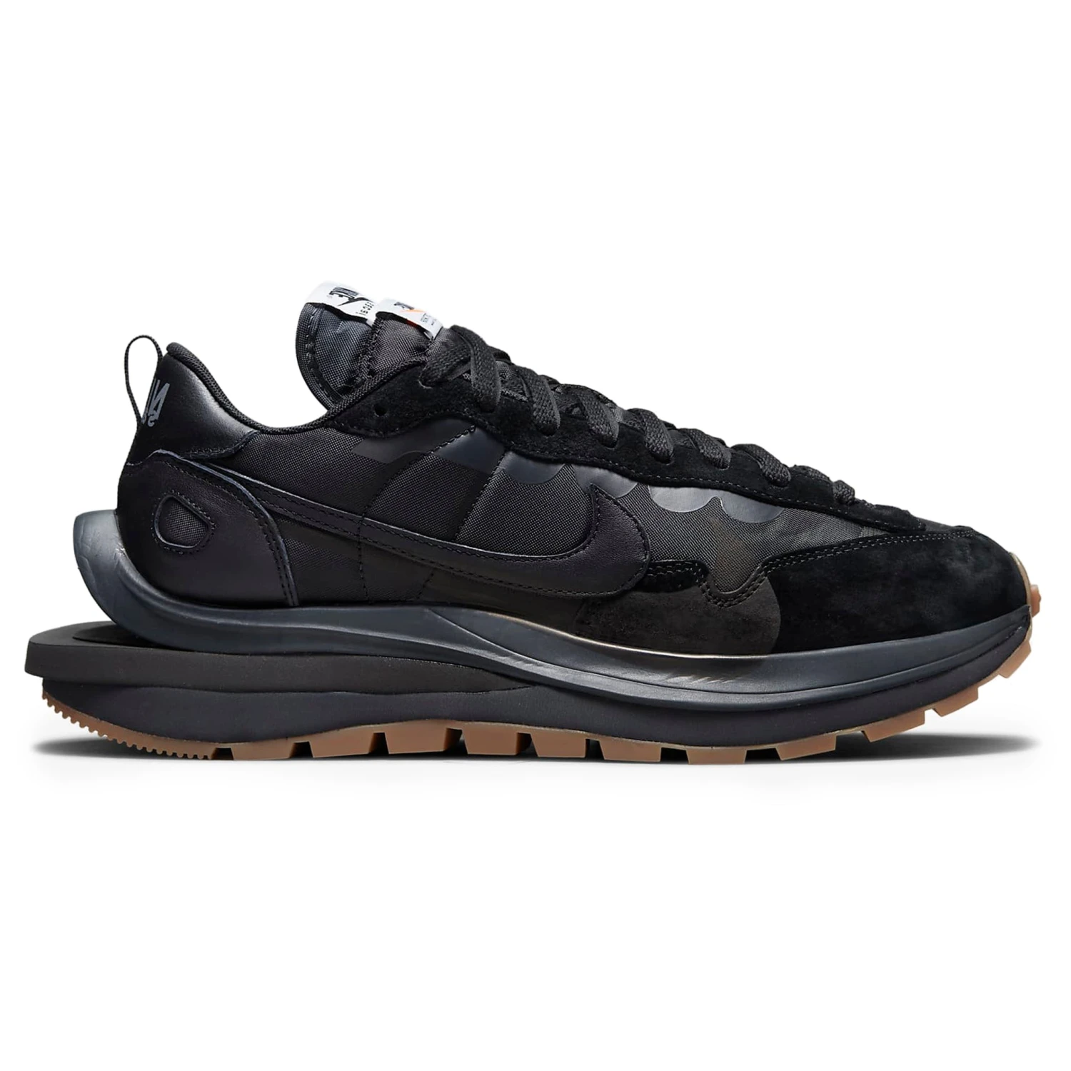 Nike X Sacai Vaporwaffle Black Gum Sneaker 1 Nike X Sacai Vaporwaffle Black Gum Sneaker