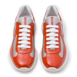 Prada Americas Cup Orange Silver Sneaker 7 Prada Americas Cup Orange Silver Sneaker -Creps Lockers prada americas cup orange silver sneaker 4e3400 asz f0q2o top
