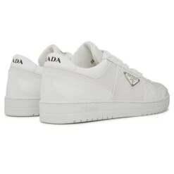 Prada Downtown Leather Low Top White Sneaker 8 Prada Downtown Leather Low Top White Sneaker -Creps Lockers prada downtown leather low top white sneaker heel