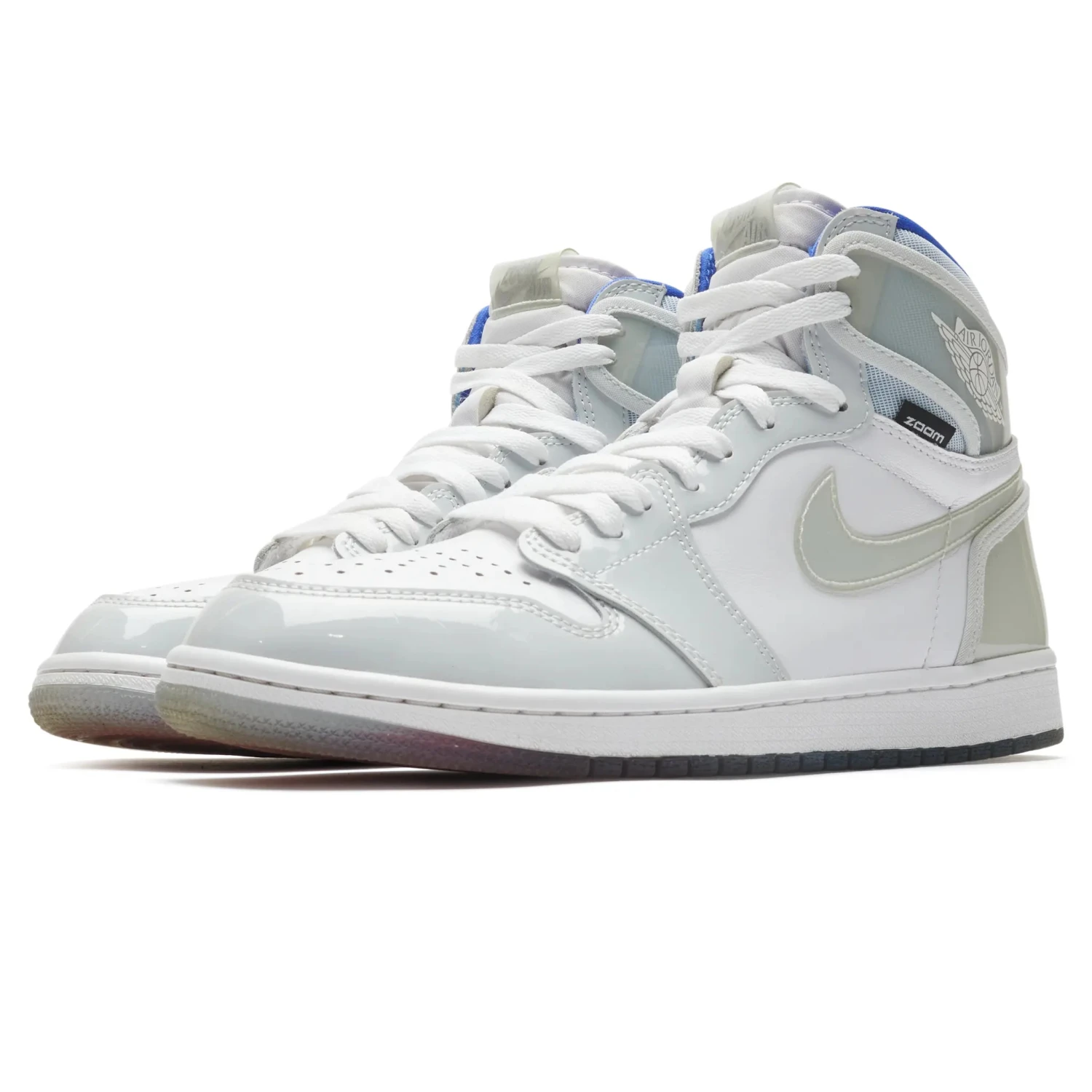 Preloved - Air Jordan 1 Retro High Zoom White Racer Blue 2 Preloved - Air Jordan 1 Retro High Zoom White Racer Blue - Image 2