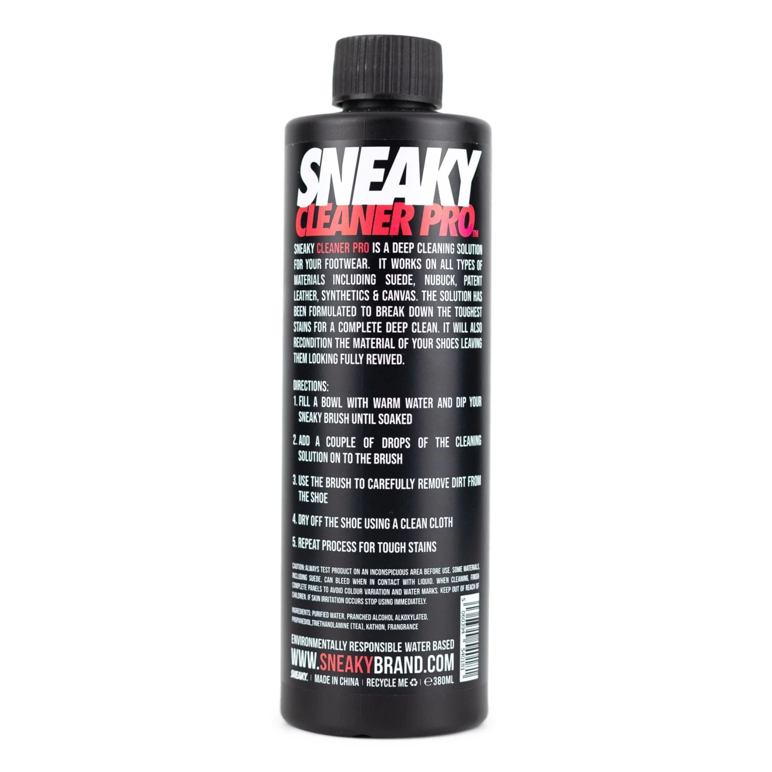 Sneaky Cleaner Pro - Shoe Cleaner & Conditioner 380ml 2 Sneaky Cleaner Pro - Shoe Cleaner & Conditioner 380ml - Image 2